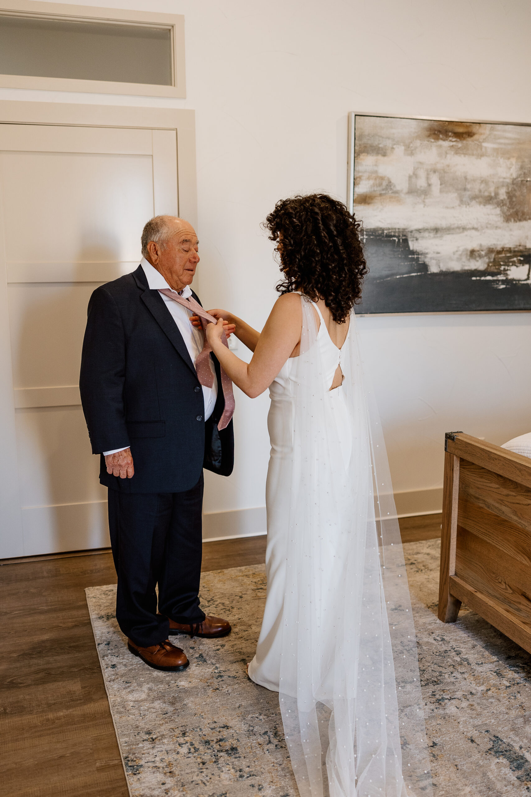 Bride and her dad

