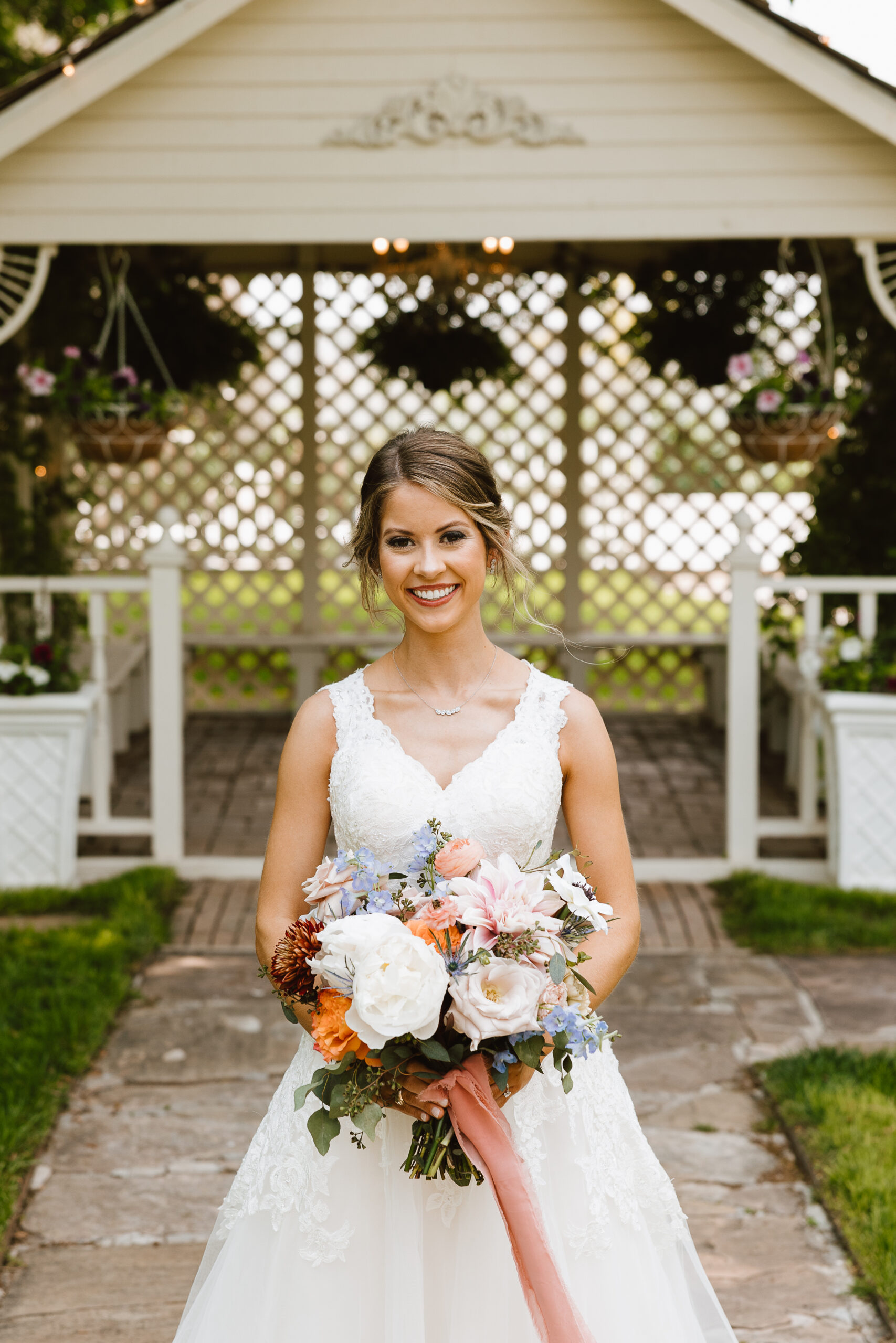 Bride at Country Home Weddings