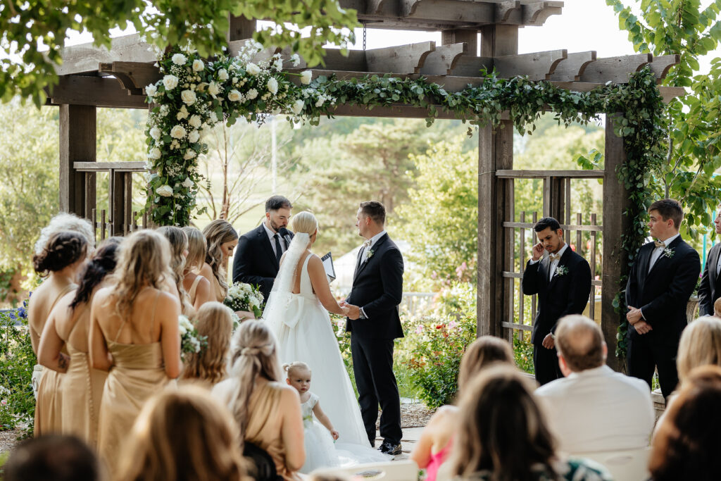 Amarillo Botanical Gardens Wedding Ceremony