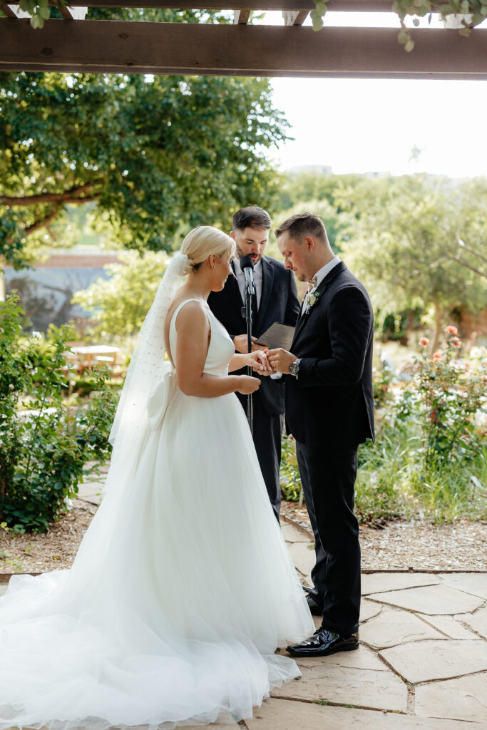 Amarillo Botanical Gardens Wedding Ceremony