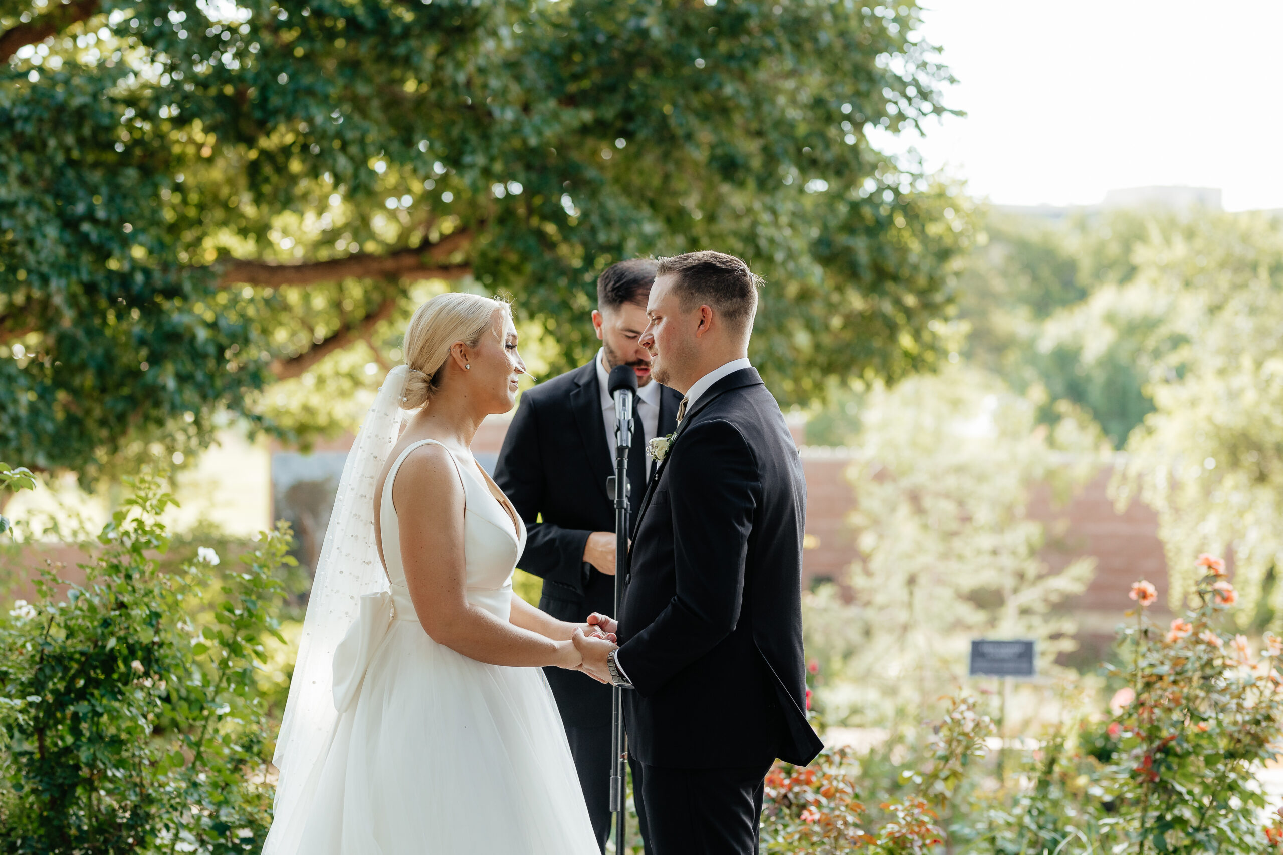 Amarillo Botanical Gardens Wedding Ceremony