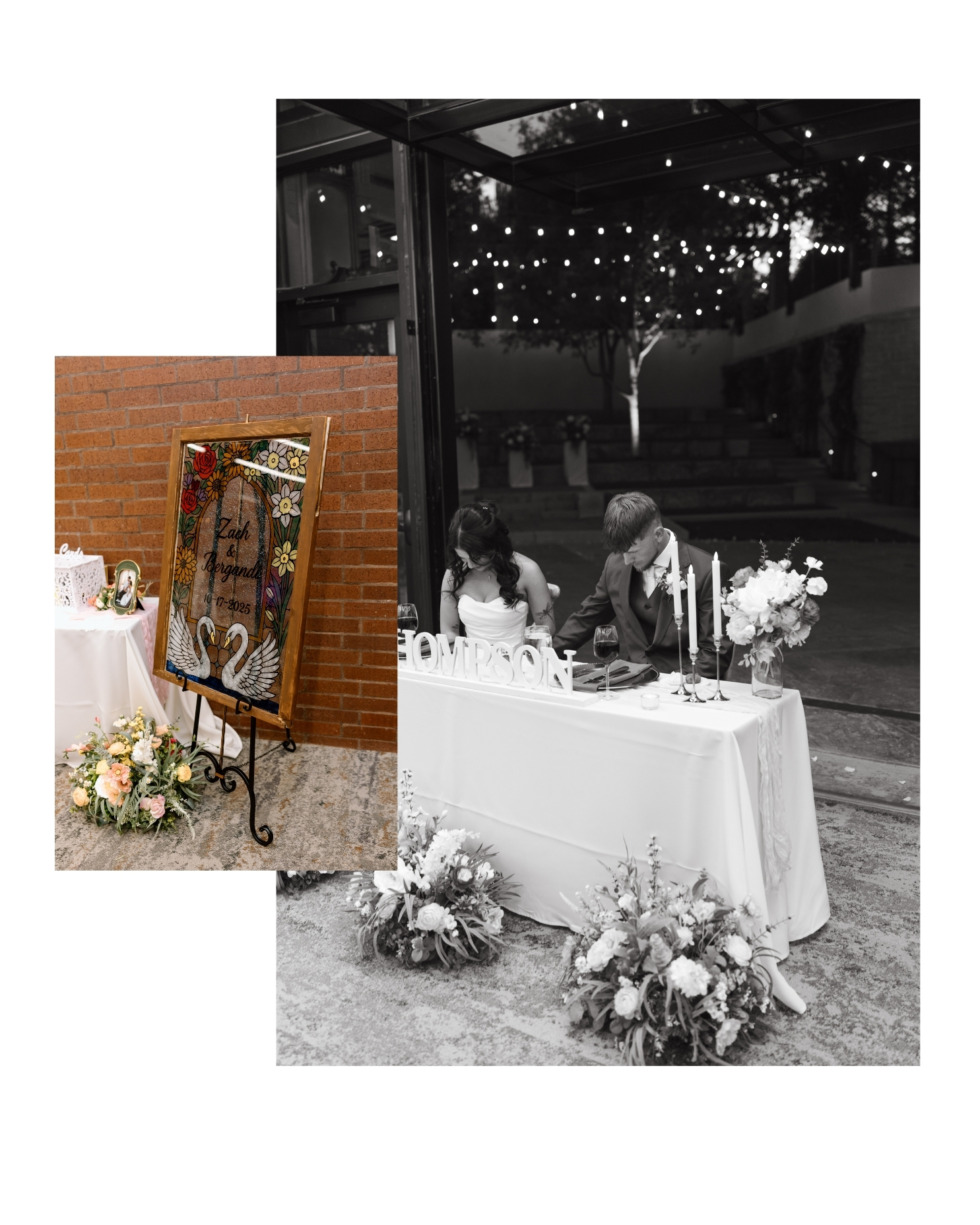 Candid moment captured by a Lubbock wedding photographer at the Willows Event Center