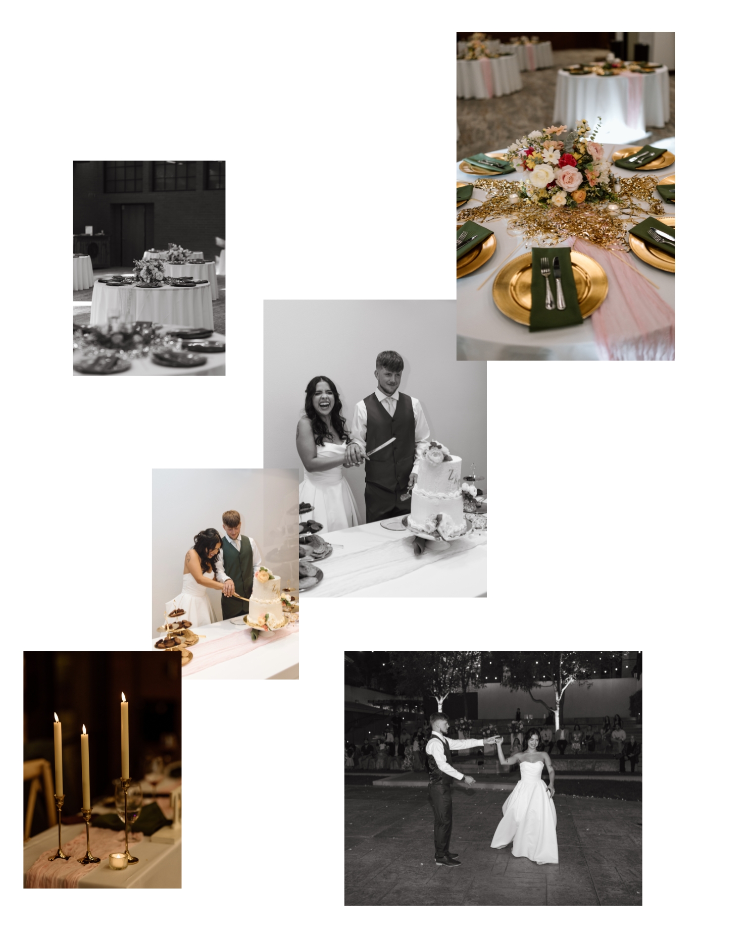 Candid moment captured by a Lubbock wedding photographer at the Willows Event Center