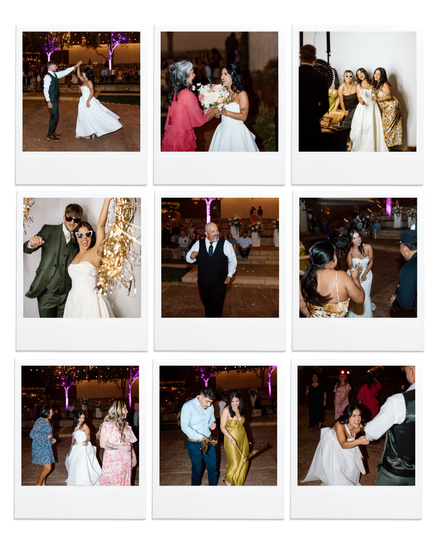 Candid moment captured by a Lubbock wedding photographer at the Willows Event Center