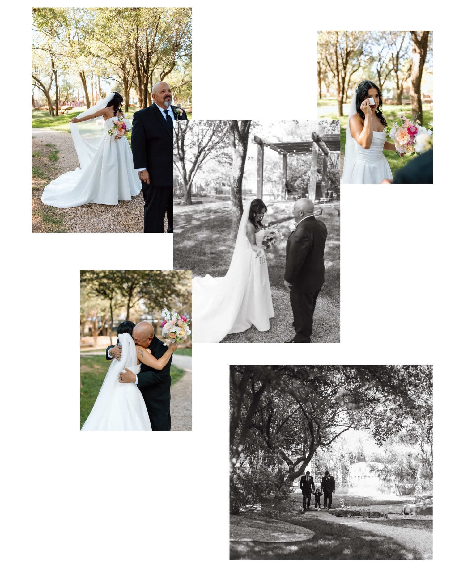 Candid moment captured by a Lubbock wedding photographer at the Willows Event Center