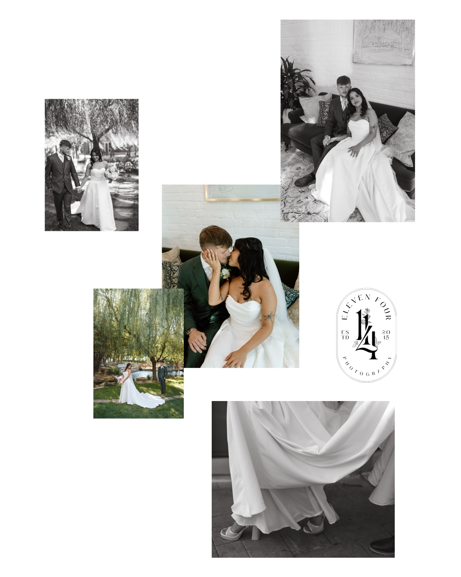 Bride and Groom captured by a Lubbock wedding photographer at the Willows Event Center