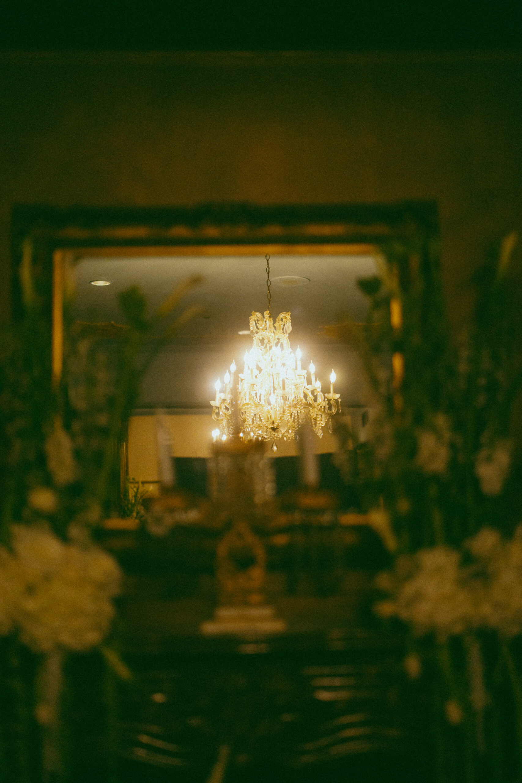 Western wedding reception dinner at the historic Eklund Hotel in Clayton, NM.