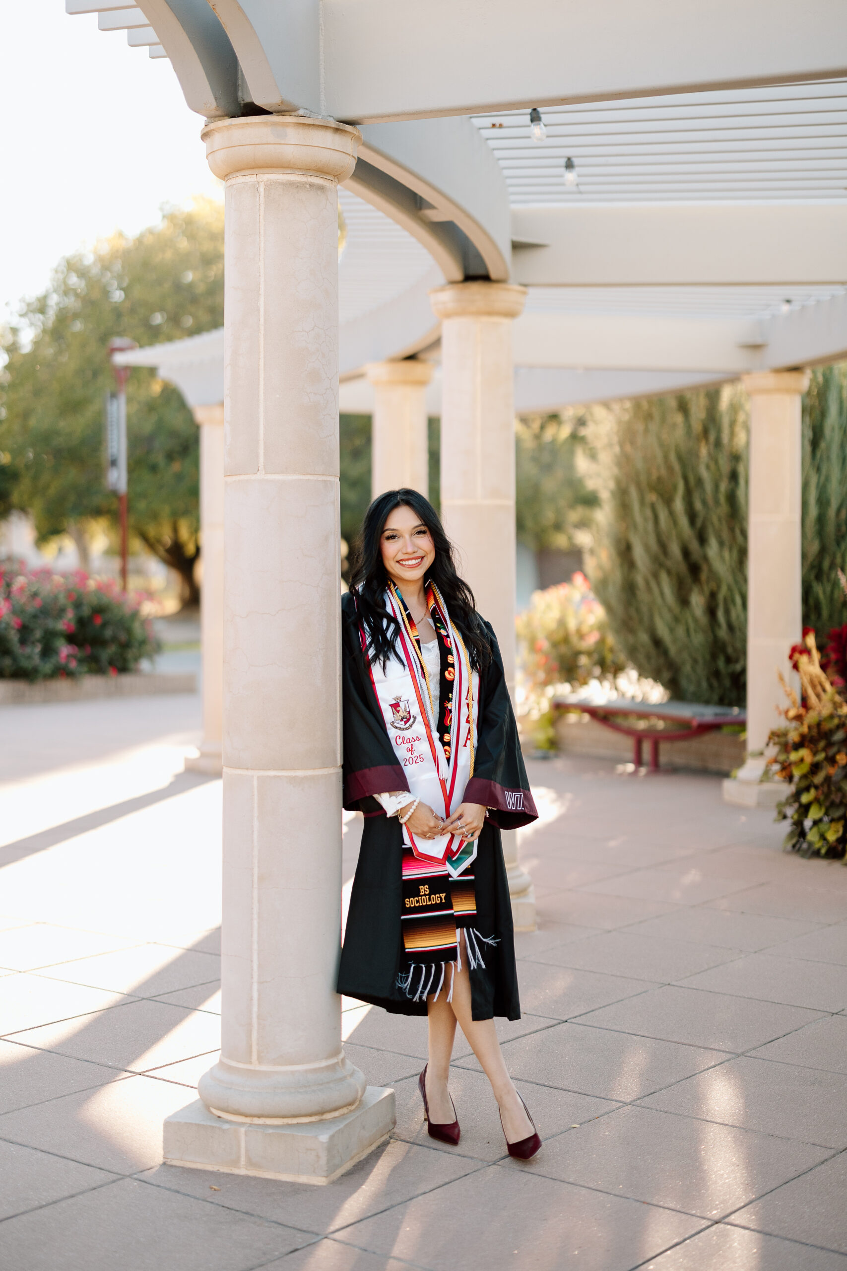 Spring senior photography at West Texas AM University in Canyon.
