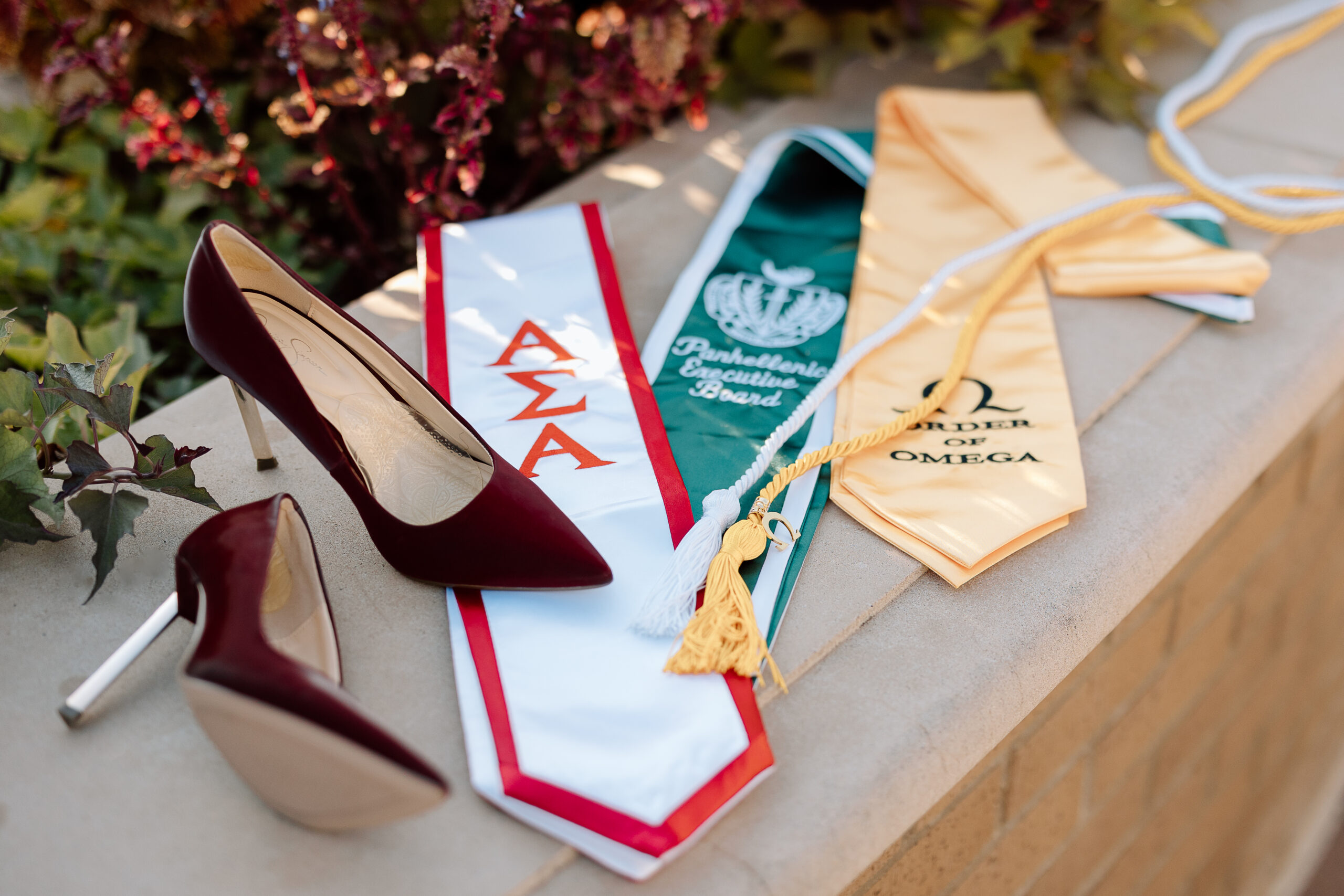 Classic senior photography at West Texas AM University in Canyon.