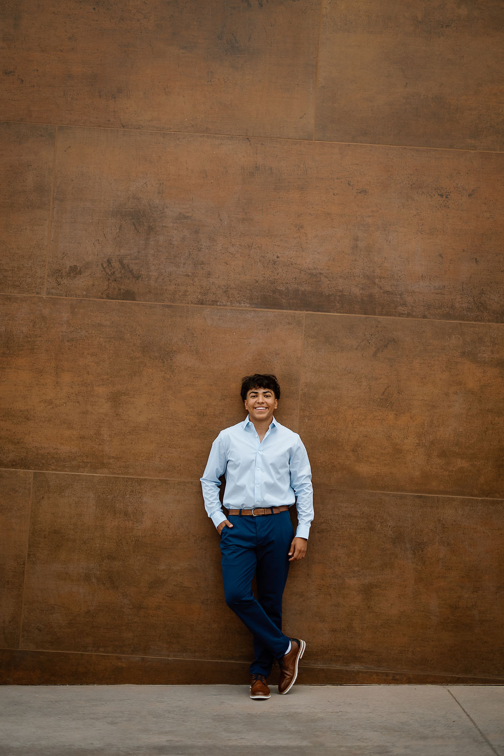 Senior portrait session in downtown Amarillo