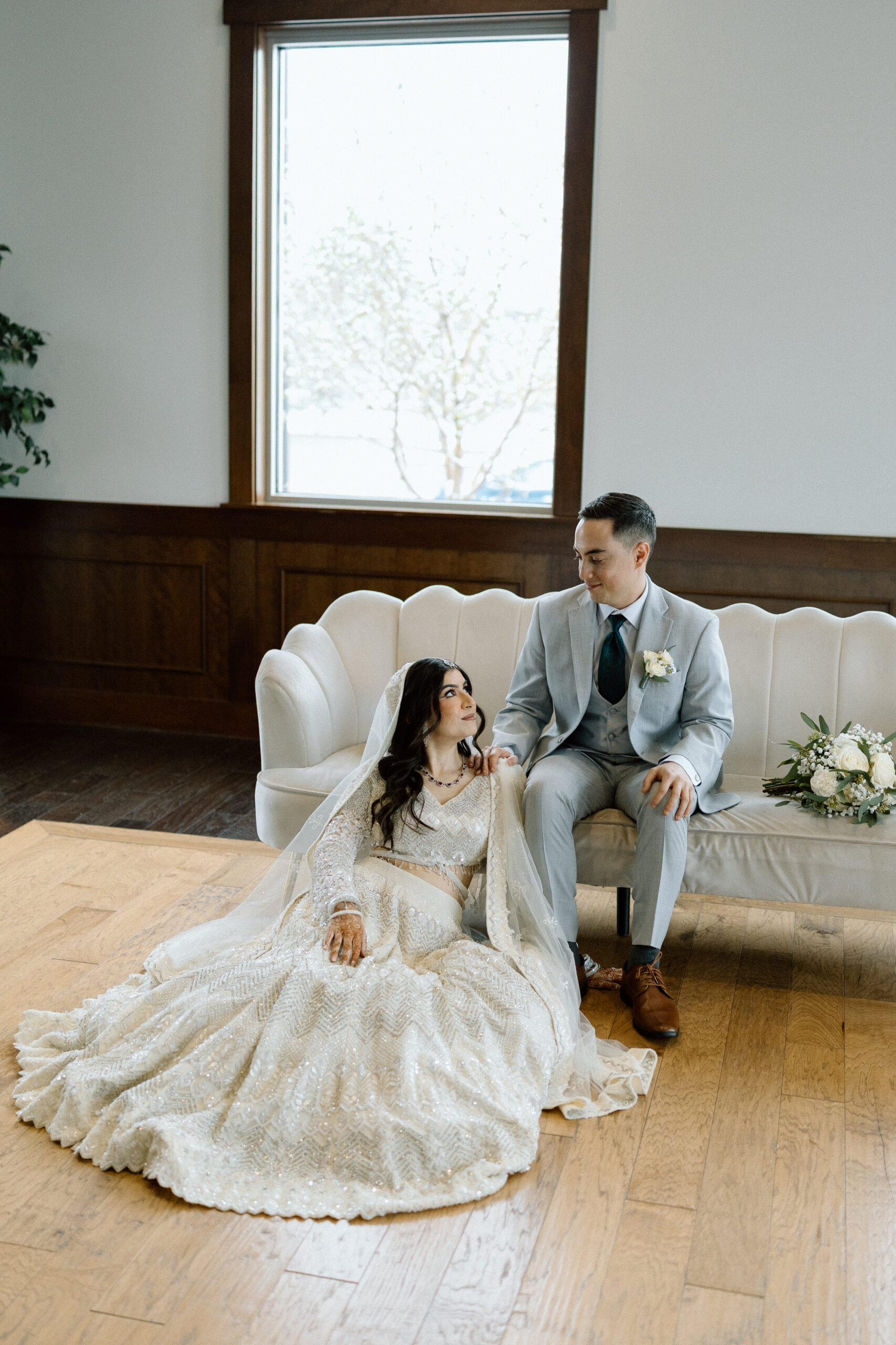 Editorial Bride and Groom at Ashley Ridge, Denver Co