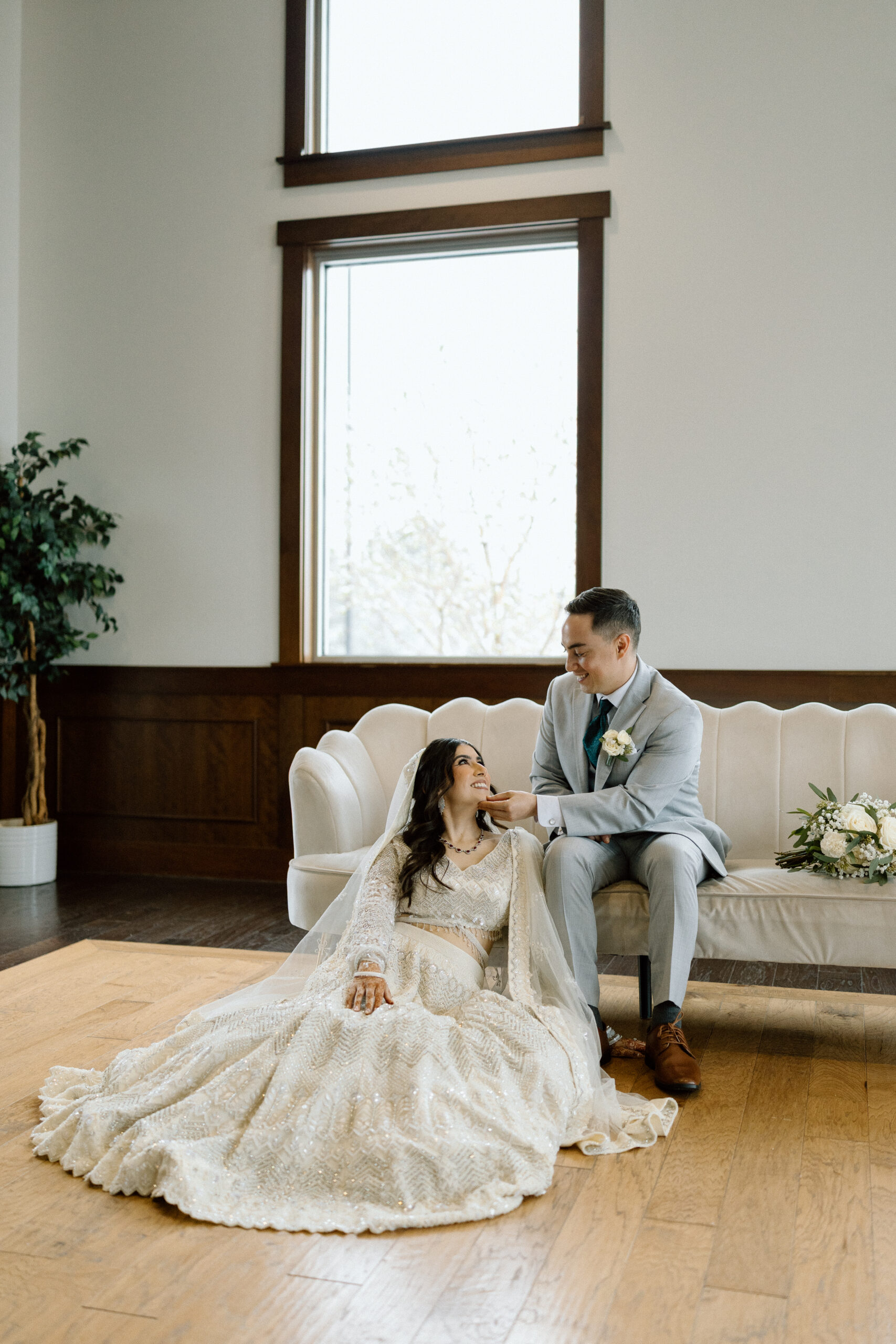 Editorial Bride and Groom at Ashley Ridge, Denver Co