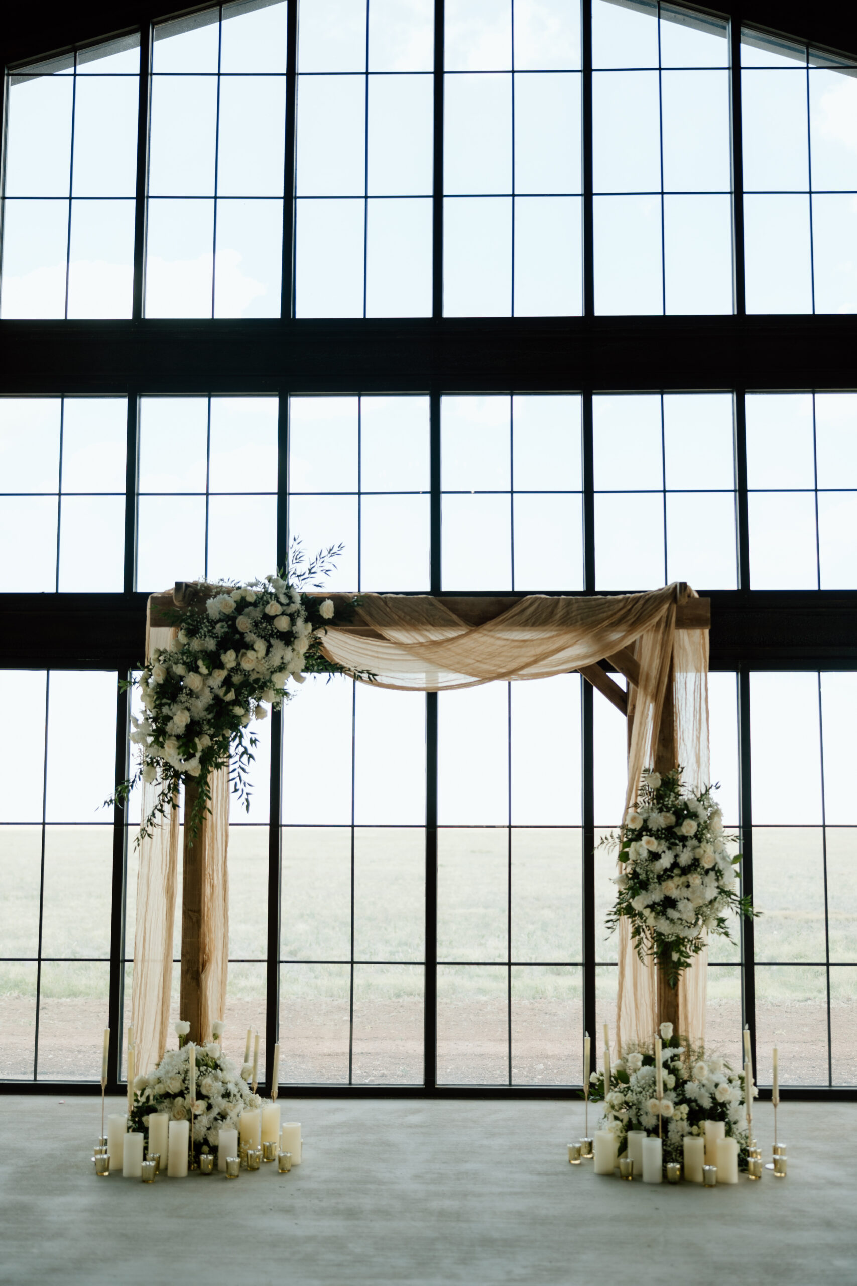 Decorations at Chateau Wedding Venue in Canyon Tx