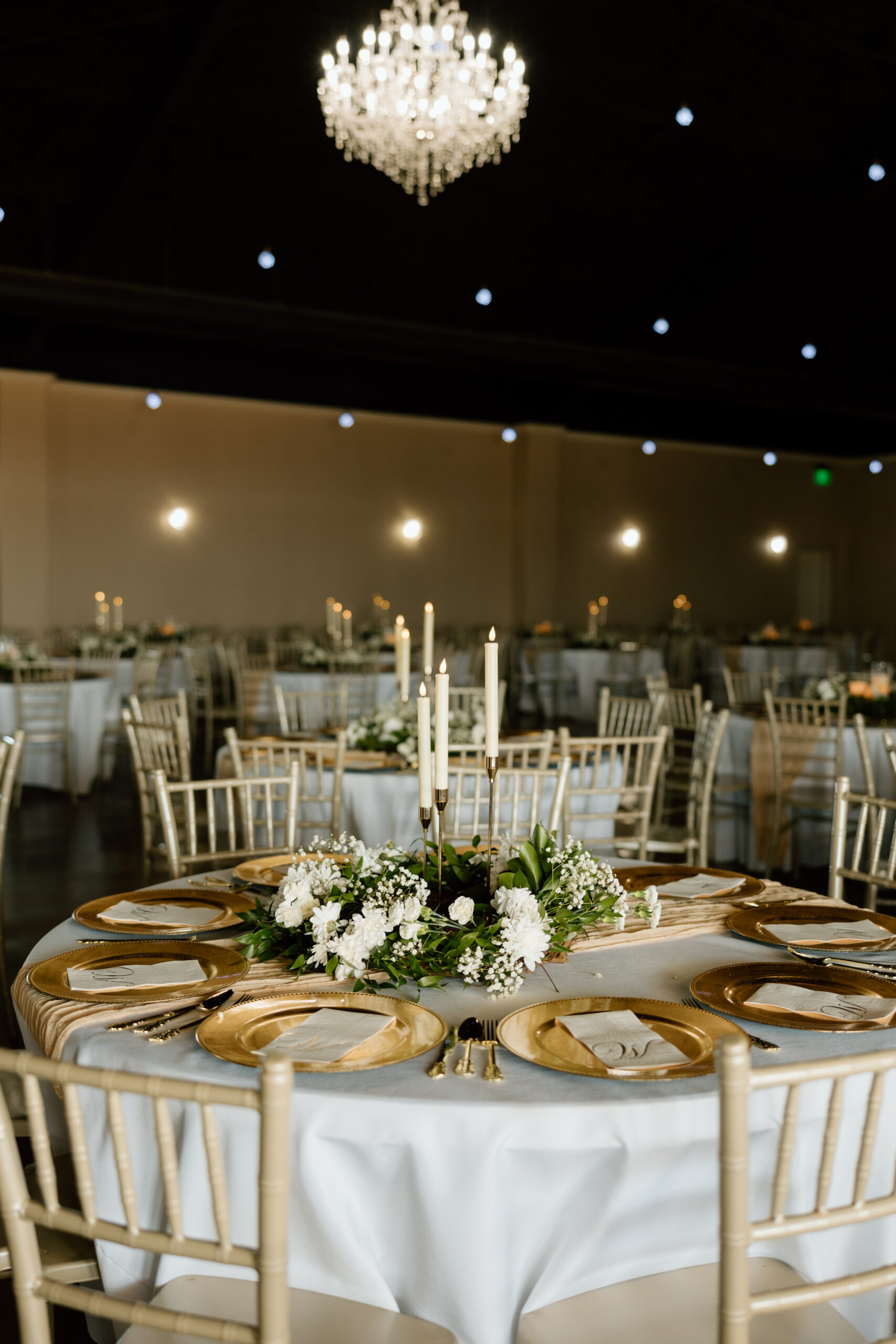 Reception Space at Chateau Wedding Venue in Canyon Tx
