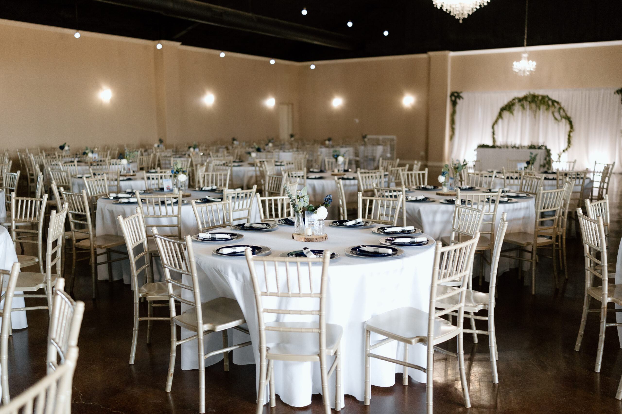Reception Space at Chateau Wedding Venue in Canyon Tx