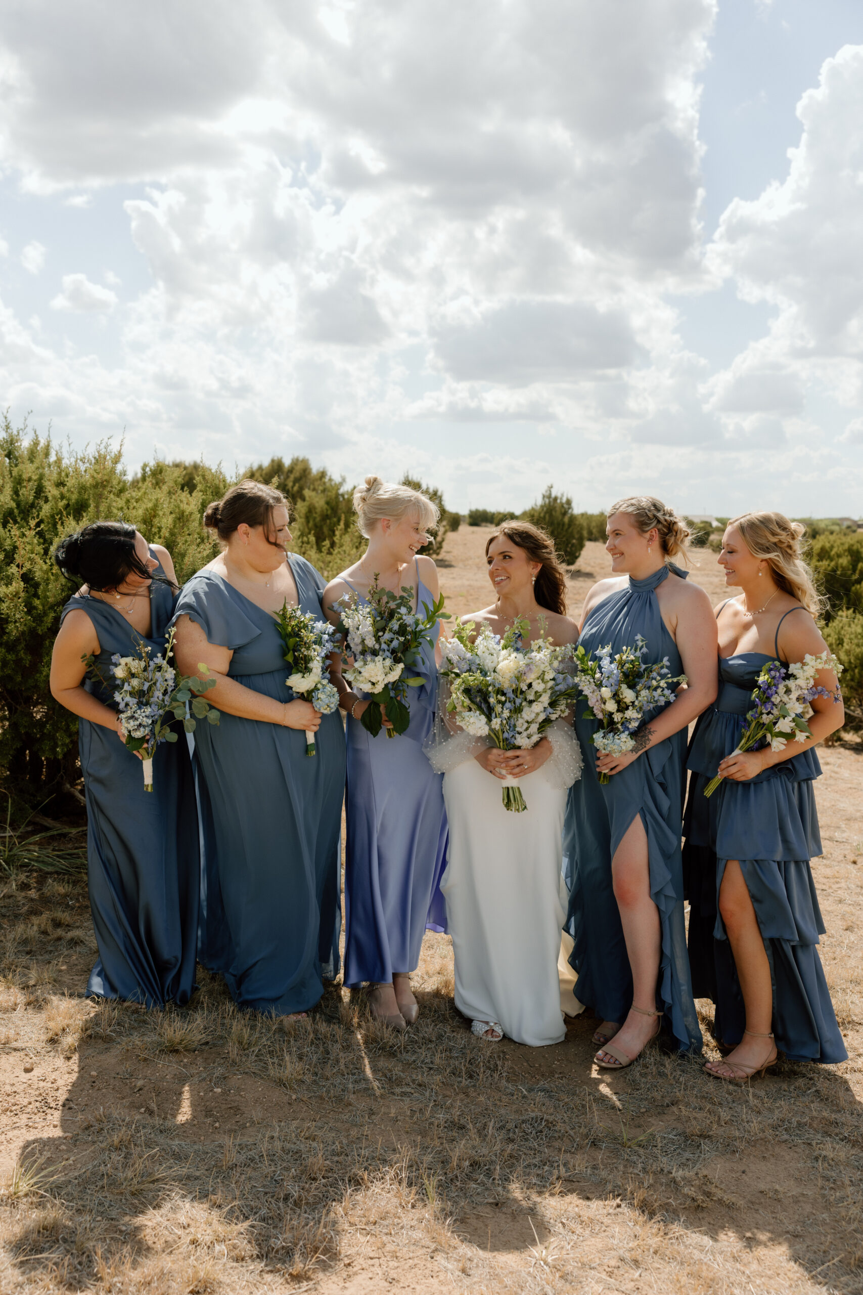 Bridal Party at Tres Vientos overlooking Palo Duro Canyon near Canyon Texas